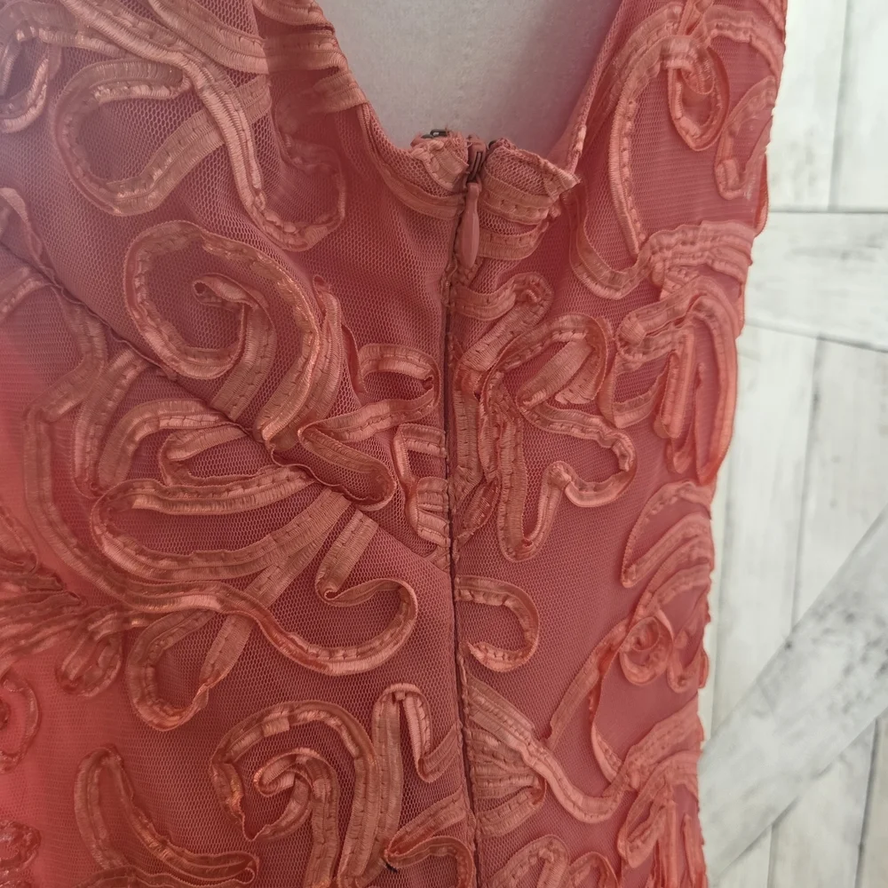 Jessica Howard Coral Embroidered  Dress - Picture 5 of 12